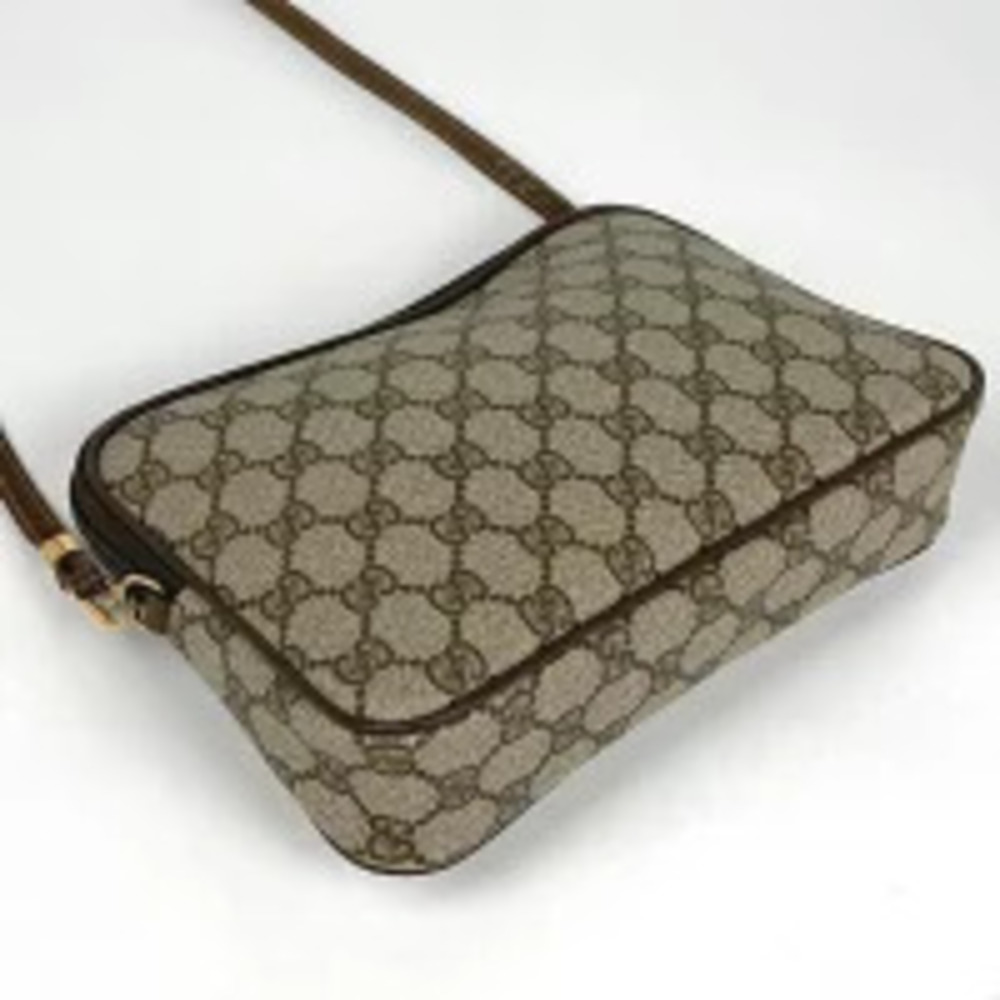 Gucci clutch canvas brown shoulder GG bag Brown